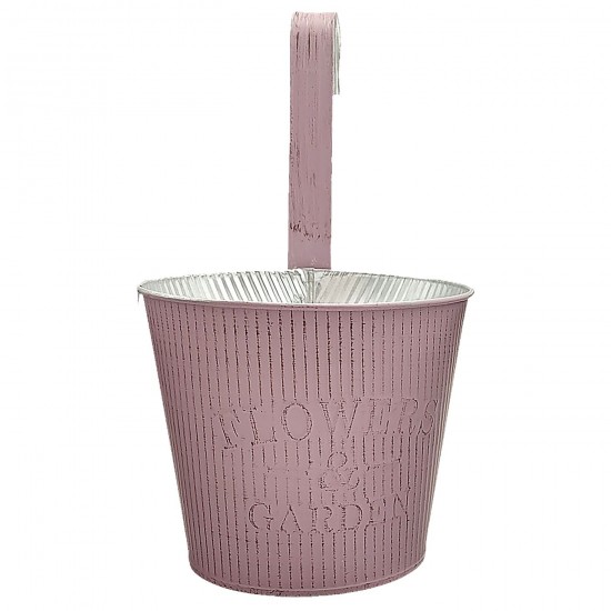 Γλαστράκι-Κασπώ Κρεμαστό Μεταλλικό Flowers & Garden Φ16x14xcm Homie 423090