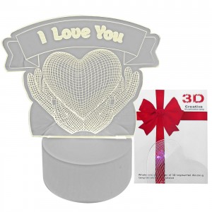 Πινακίδα με φως I Love you 18x15cm Homie 423114 Πινακίδα με φως I Love you 18x15cm Homie 423114