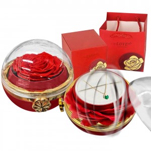 Παντοτινό Τριαντάφυλλο σε Κόκκινο Κουτί Περιστρεφόμενο ø11cm Homie 423116 Παντοτινό Τριαντάφυλλο σε Κόκκινο Κουτί Περιστρεφόμενο ø11cm Homie 423116