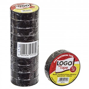 Μονωτική Ταινία Logo Μαύρη 19mm x 18.3m Logo 65ΔΕ801 Μονωτική Ταινία Logo Μαύρη 19mm x 18.3m Logo 65ΔΕ801
