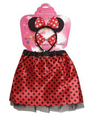 Σετ Αμφίεσης Παιδικό Ποντικίνα 3τεμ  Carnavalista 231050