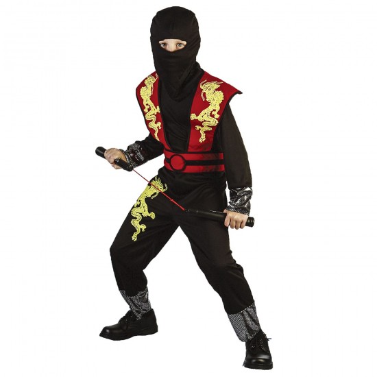 ΣΤΟΛΗ ΠΑΙΔΙΚH NINJA ΚΟΚΚΙΝΟΣ  Carnavalista 23177