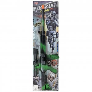 Όπλο Σπινθηροβόλο Πρασινόμαυρο 68x20cm Carnavalista 231939 Όπλο Σπινθηροβόλο Πρασινόμαυρο 68x20cm Carnavalista 231939