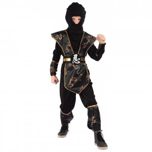 Στολή Παιδική Χρυσός Νίντζα Carnavalista 232116 Στολή Παιδική Χρυσός Νίντζα Carnavalista 232116
