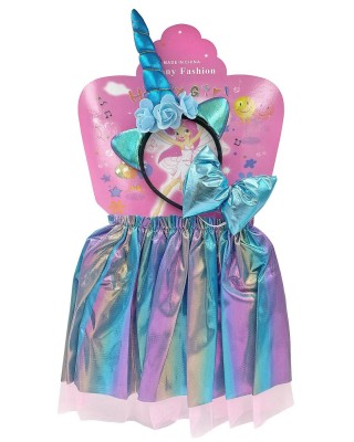 Σετ Παιδικής Αμφίεσης Ουράνιο Τόξο-Μονόκερος  Carnavalista 232140