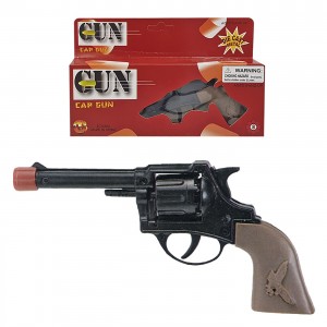 Όπλο Μεταλλικό 8σφαιρο 21x8cm Carnavalista 23237