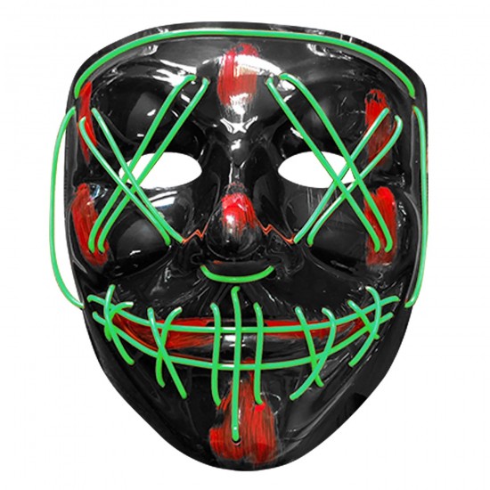 ΜΑΣΚΑ ΜΕ ΡΑΜΜΑΤΑ ΠΛΑΣΤΙΚΗ ΜΕ ΦΩΣ  Carnavalista 232214