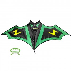 Αετός Πολυεστερικός Νυχτερίδα με Αστραπές 140x55cm Carnavalista 232333