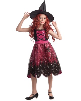 Στολή Παιδική ροζ Μάγισσα  Carnavalista 232389