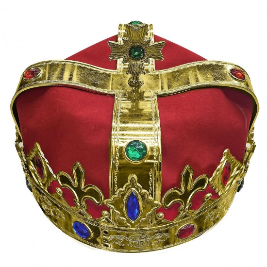 ΚΑΠΕΛΟ ΒΑΣΙΛΙΑ ΜΕ ΠΕΤΡΑΔΙΑ 19x10cm Carnavalista 232392