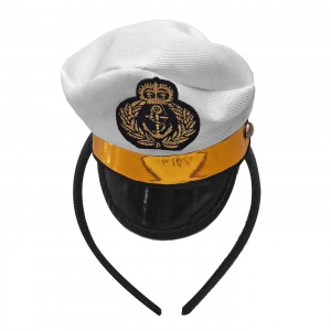 Στέκα Καπέλο Καπετάνιου Καπελάκι=12x11cm Carnavalista 232395