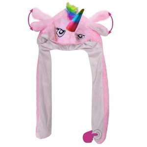 Σκούφος ροζ Μονόκερος με Αυτιά και Κίνηση 50x35cm Carnavalista 232415 Σκούφος ροζ Μονόκερος με Αυτιά και Κίνηση 50x35cm Carnavalista 232415