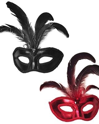 Μάσκα Βενετσιάνικη με Φτερά Ψηλά  Carnavalista 232421