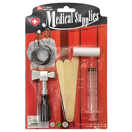 ΣΕΤ ΕΡΓΑΛΕΙΑ ΓΙΑΤΡΟΥ 3ΤΕΜ ΚΑΡ=30x19cm Carnavalista 232443