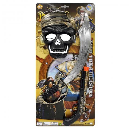 ΣΕΤ ΠΕΙΡΑΤΗ 3ΤΕΜ 58x29cm Carnavalista 232444