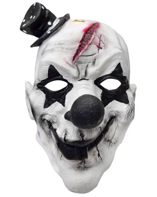 Μάσκα Τρομαχτικός Κλόουν Ασπρόμαυρη  Carnavalista 232547