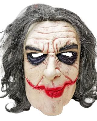 Μάσκα Κακός με Κόκκινο Στόμα & Πράσινα Μαλλιά  Carnavalista 232549