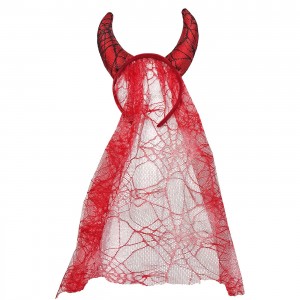 Στέκα Devil με Κέρατα & Πέπλο  Carnavalista 232556