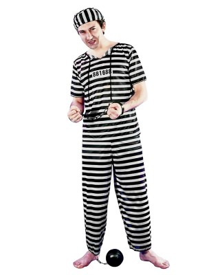 Στολή Ανδρική Φυλακισμένος  Carnavalista 23765