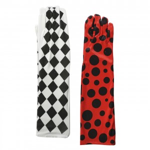 Γάντια Μακριά Δίχρωμα 38cm Carnavalista 23802