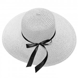Καπέλο Ψαθόχαρτο με Φιόγκο Γυναικείο φ42cm Φ42cm SummerTiempo 622419