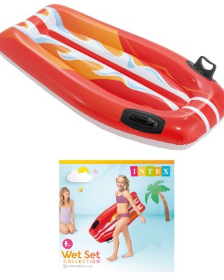 Φουσκωτή Σανίδα με Χερούλια Intex 112x62cm Intex 58165NP