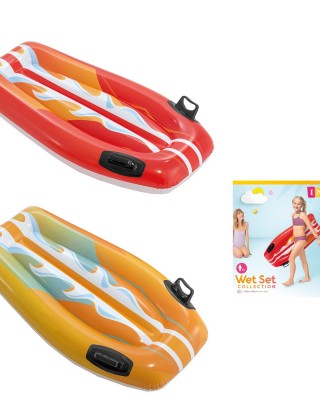 Φουσκωτή Σανίδα με Χερούλια Intex 112x62cm Intex 58165NP