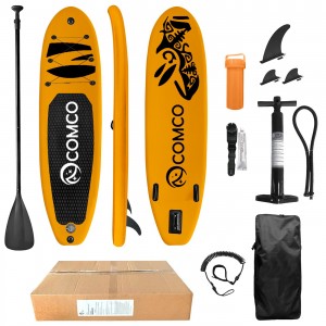 Sup Φουσκωτή Σανίδα 10 Feet Μέγιστο Φορτίο: 130kg. Βάρος Σανίδας=~8kg, Μήκος=300cm(~10 Feet), Πλάτος=76cm, Πάχος=15cm SummerTiempo 622742