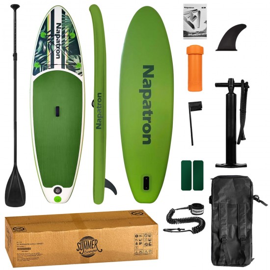 SUP ΦΟΥΣΚΩΤΗ ΣΑΝΙΔΑ 10 FEET ΜΕΓΙΣΤΟ ΦΟΡΤΙΟ: 150kg. ΒΑΡΟΣ ΣΑΝΙΔΑΣ=11.1kg, ΜΗΚΟΣ=300cm(~10FEET), ΠΛΑΤΟΣ=76cm, ΠΑΧΟΣ=15cm SUMMERtiempo 622742