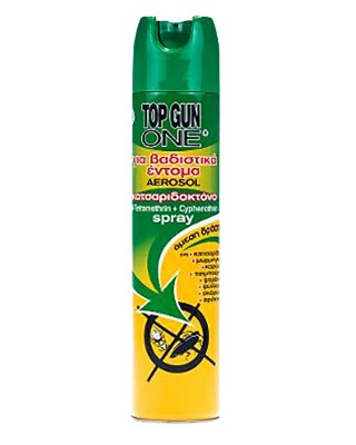Κατσαριδοκτόνο Spray top gun 300ml RP 2.63 Top Gun