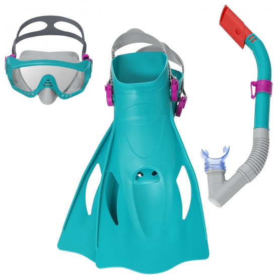 ΣΕΤ ΜΑΣΚΑ ΑΝΑΠΝΕΥΣΤΗΡΑΣ & ΒΑΤΡΑΧΟΠΕΔΙΛΑ ΕΝΗΛΙΚΩΝ BESTWAY  SUMMERtiempo 622870