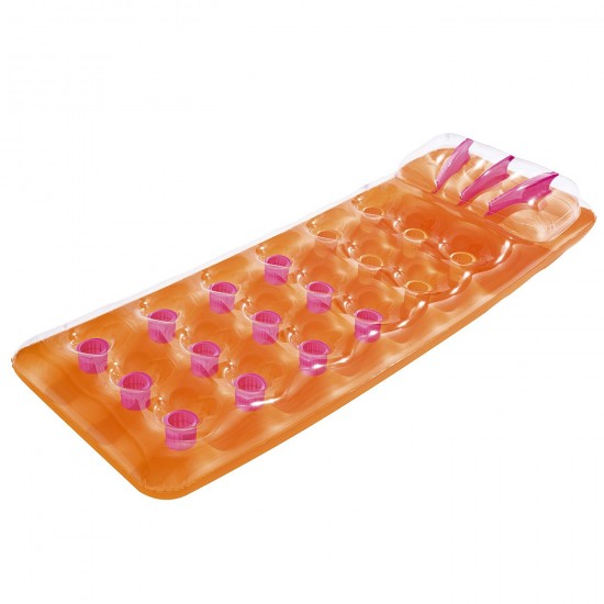 ΦΟΥΣΚΩΤΟ ΣΤΡΩΜΑ DELUXE ΠΟΤΗΡΑΤΟ   BESTWAY 188X71cm SUMMERtiempo 622874