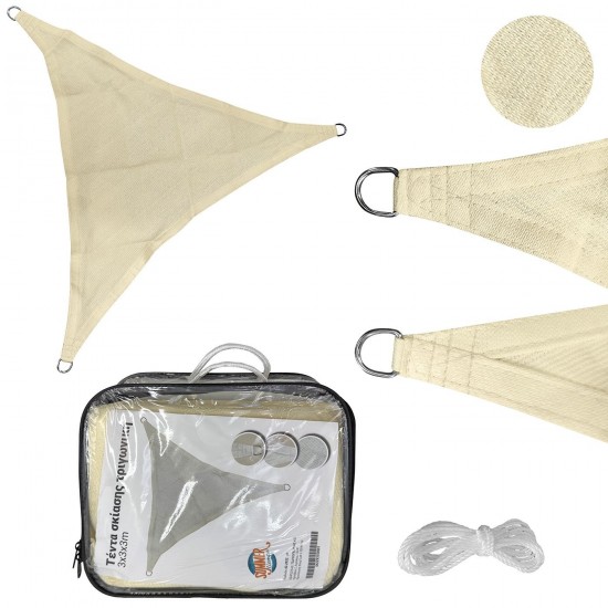 ΤΕΝΤΑ ΣΚΙΑΣΗΣ ΤΡΙΓΩΝΙΚΗ 3x3x3m SUMMERtiempo 622952