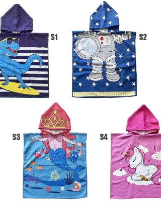 Πόντσο Παιδικό Θαλάσσης Microfiber 60x120cm SummerTiempo 622961