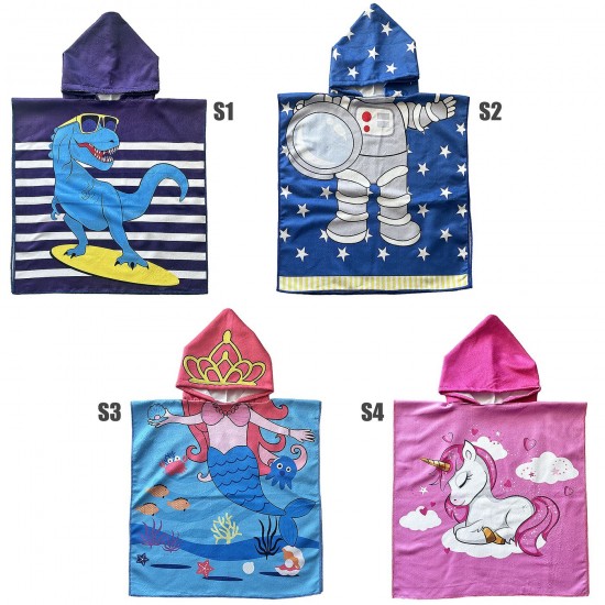 ΠΟΝΤΣΟ ΠΑΙΔΙΚΟ ΘΑΛΑΣΣΗΣ MICROFIBER 60x120cm SUMMERtiempo 622961