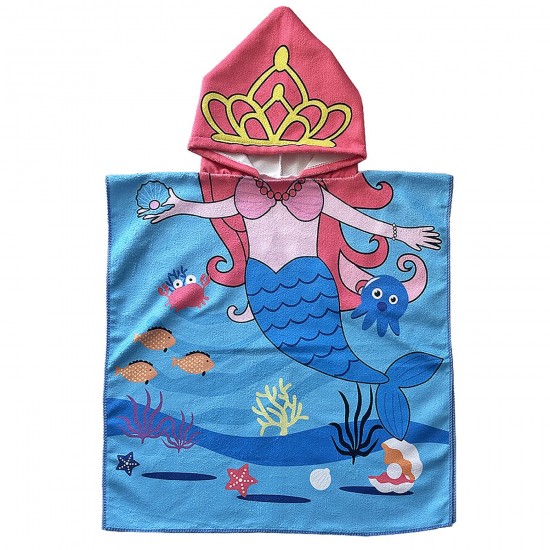 ΠΟΝΤΣΟ ΠΑΙΔΙΚΟ ΘΑΛΑΣΣΗΣ MICROFIBER 60x120cm SUMMERtiempo 622961