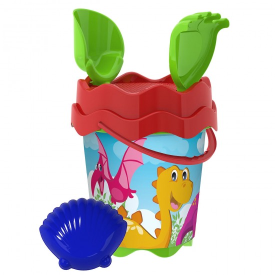 ΚΟΥΒΑΔΑΚΙ ΔΕΙΝΟΣΑΥΡΑΚΙ Φ17cm ΣΕΤ=5 ΤΕΜ SUMMERtiempo 622995