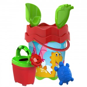 Κουβαδάκι Δεινοσαυράκι με Ποτιστήρι φ17cm σετ=6 τεμ Φ17cm SummerTiempo 622996