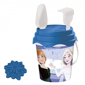 Κουβαδάκι με Αξεσουάρ Frozen σετ 5 τεμ Φ17cm Mondo 28216