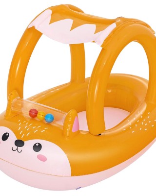 Φουσκωτό Βαρκάκι Μπεμπέ με Σκίαστρο Bestway 94x66cm Bestway 34168