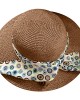 Καπέλο Ψαθόχαρτο με Κορδέλα Μάτια ø34cm SummerTiempo 623165