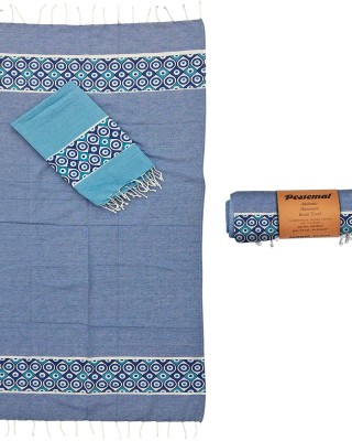 Πετσέτα Θαλάσσης Pestemal Μικρά Ματάκια ~280g 90x180cm SummerTiempo 623187