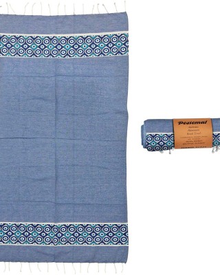 Πετσέτα Θαλάσσης Pestemal Μικρά Ματάκια ~280g 90x180cm SummerTiempo 623187