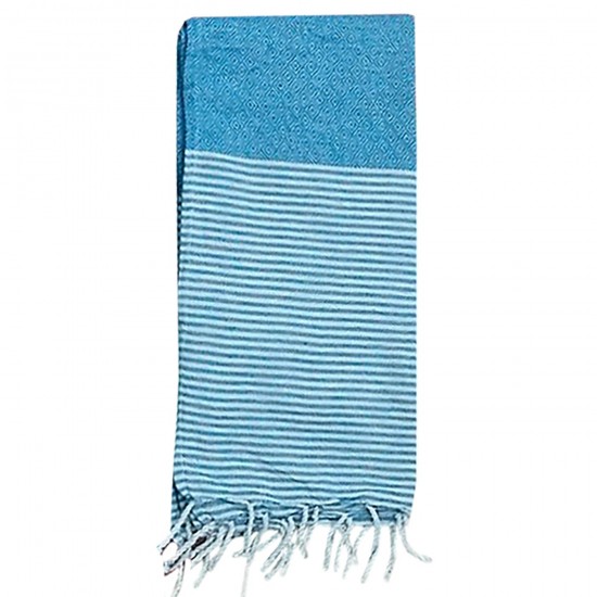 Πετσέτα Θαλάσσης Pestemal Ρόμβοι Ριγέ Φάσα ~280g 90x180cm SummerTiempo 623189