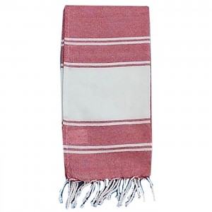 Πετσέτα Θαλάσσης Pestemal Λευκή Φάσα ~280g 90x180cm SummerTiempo 623191