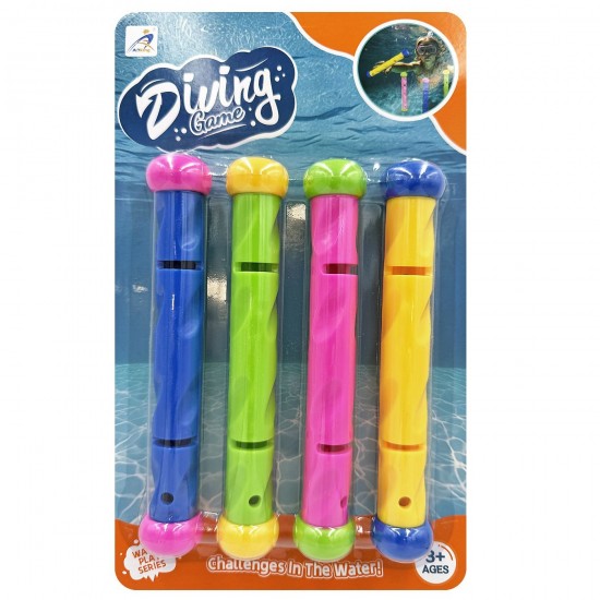 Παιχνίδι Πισίνας Φλογέρες Σετ=4τεμ. 27x22x11cm SummerTiempo 623221