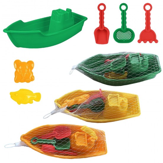 Βαρκάκι Παραλίας σετ=6τεμ 30x13x10cm SummerTiempo 623239