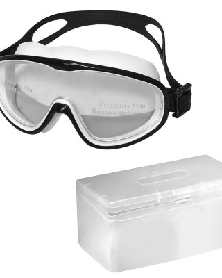 Γυαλάκια Σιλικόνης Ενιαία Μάσκα Ασπρόμαυρα Ενηλίκων  SummerTiempo 623241