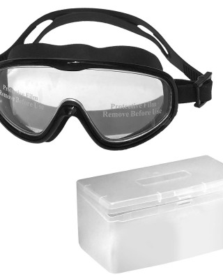 Γυαλάκια Σιλικόνης Ενιαία Μαύρα Ενηλίκων  SummerTiempo 623242