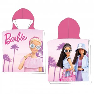 Πετσέτα Θαλάσσης Ποντσο Microfiber Barbie 100x50cm Barbie BAR24-4086